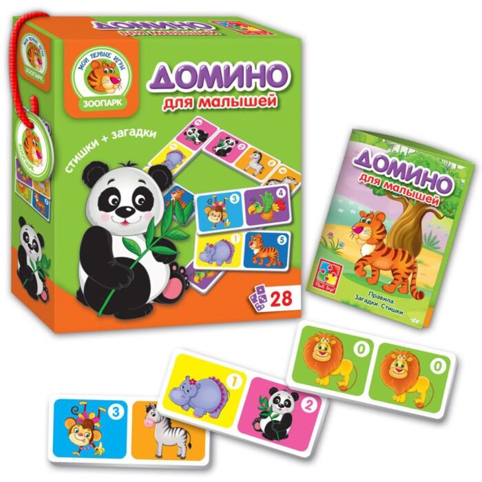 Настольная игра Vladi Toys Зоопарк Домино купить,NaN
