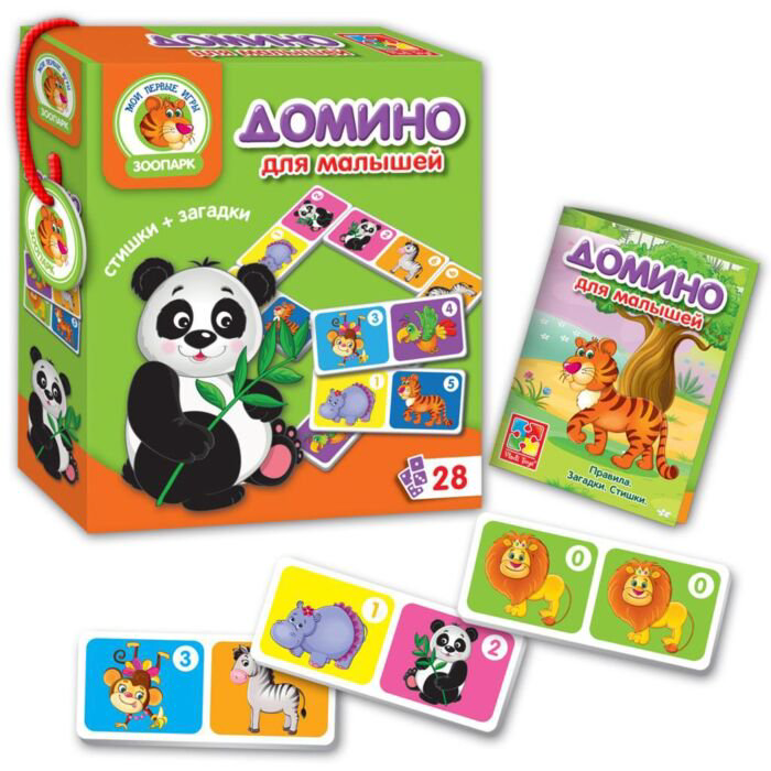 Настольная игра Vladi Toys Зоопарк Домино купить,NaN