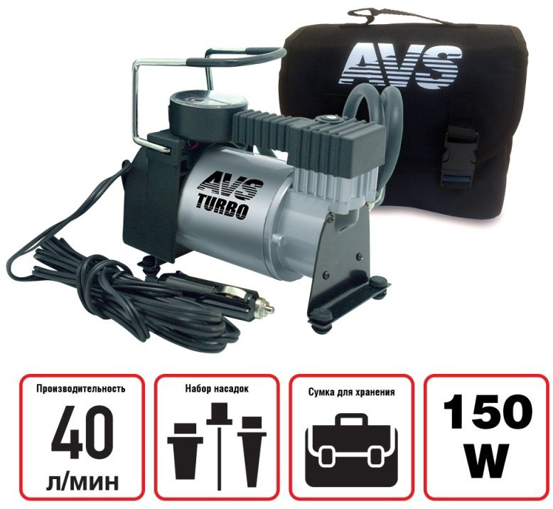 Автокомпрессор AVS поршневый 43001 купить,NaN