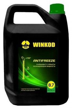 Антифриз Winkod Green зеленый G-12 8.7 кг купить,NaN