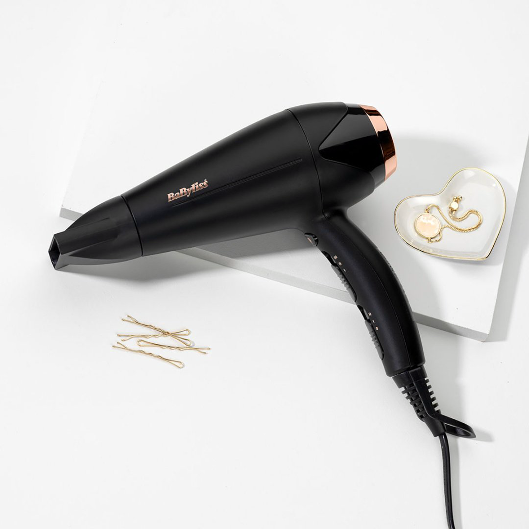 BaByliss D570DE фен 2200 Вт черный, золотой купить,NaN