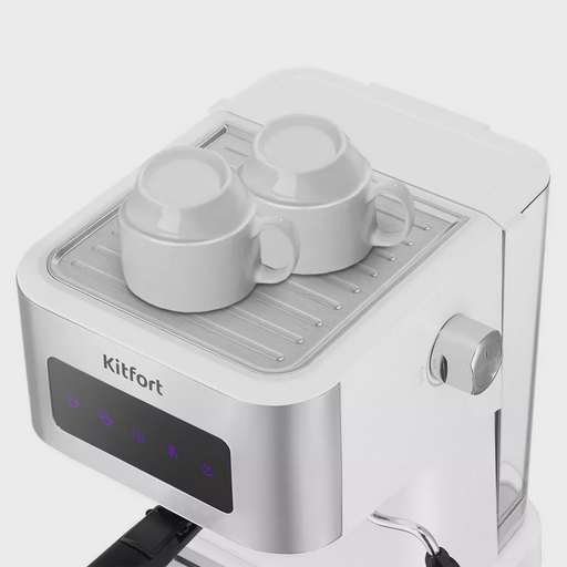 Кофемашина Kitfort КТ-7139 белая