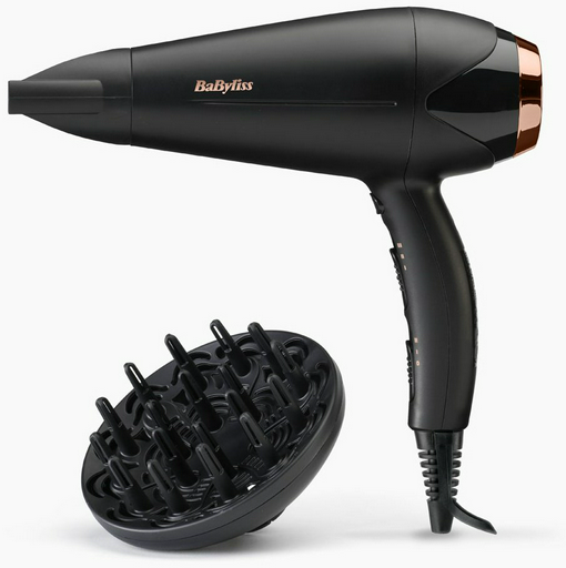 BaByliss D570DE фен 2200 Вт черный, золотой