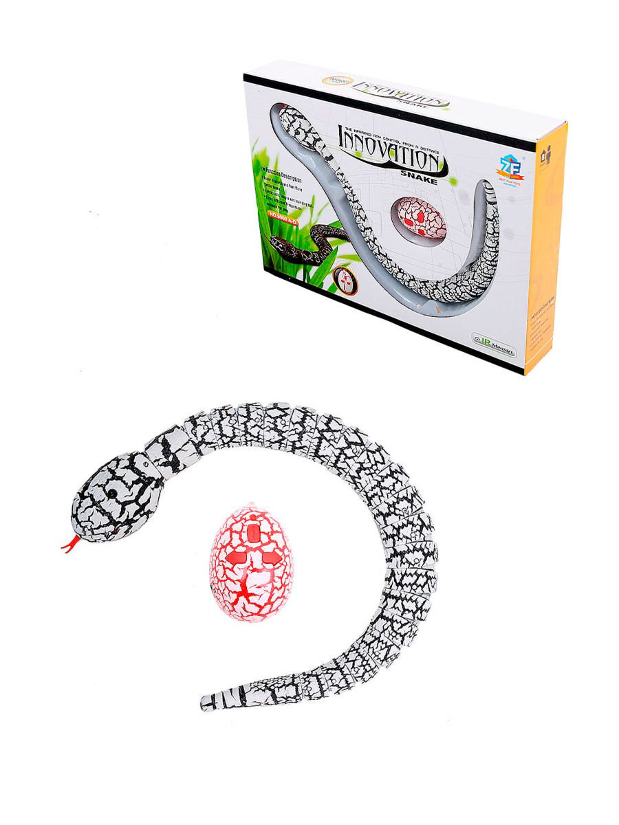 Игрушка Innovation Змея бело-черная купить,NaN
