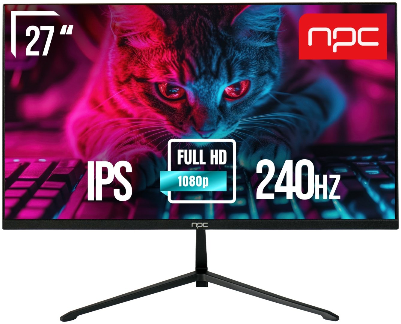 Монитор 27" NPC MD2725-V черный купить,NaN