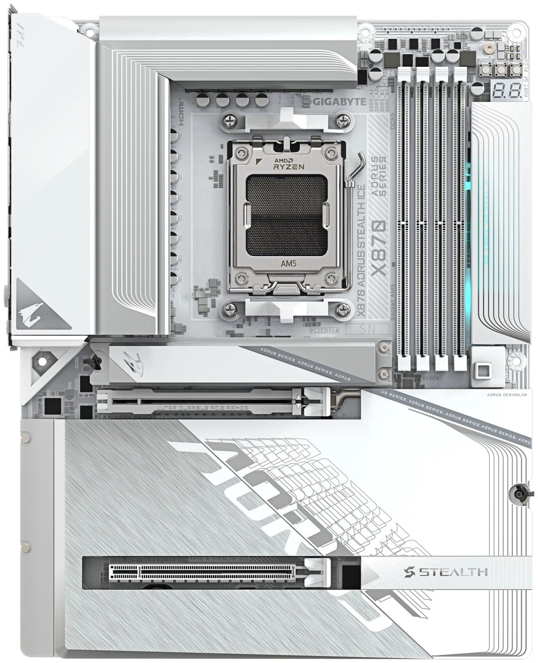 Материнская плата GIGABYTE X870 A STEALTH ICE купить,NaN