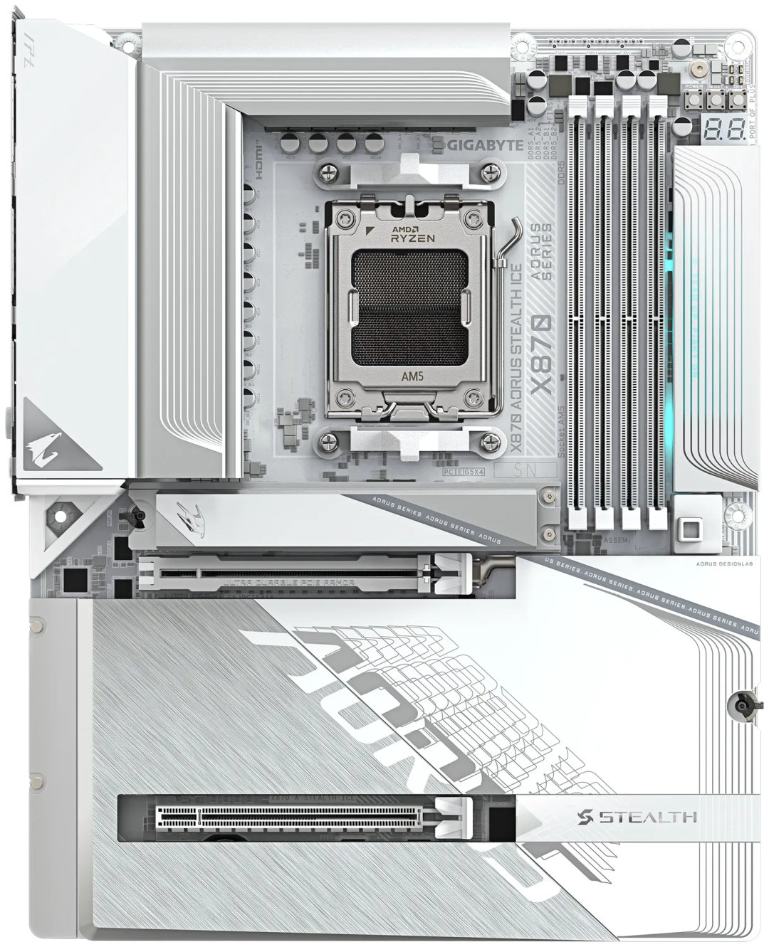 Материнская плата GIGABYTE X870 A STEALTH ICE купить,NaN