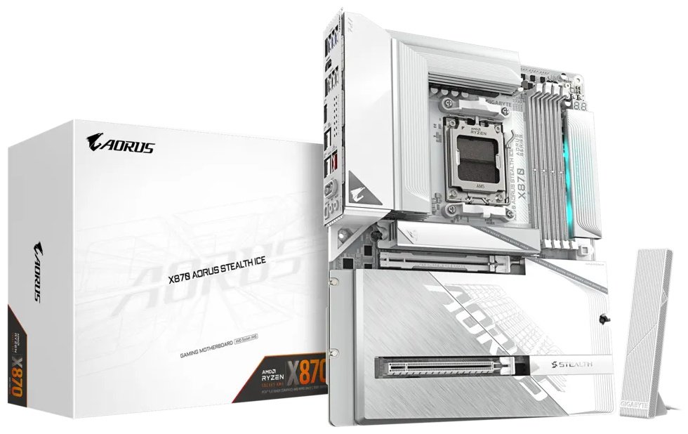 Материнская плата GIGABYTE X870 A STEALTH ICE купить,NaN