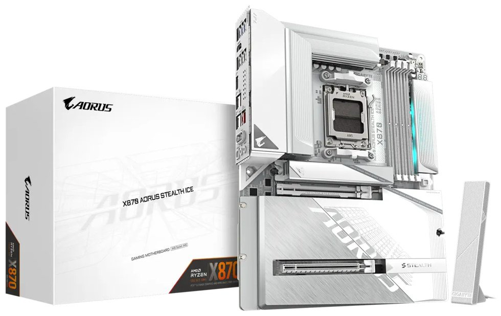 Материнская плата GIGABYTE X870 A STEALTH ICE купить,NaN