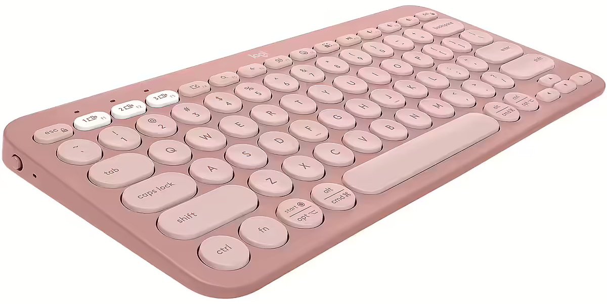Клавиатура Logitech Pebble Keys 2 K380s (920-011853) розовый купить,NaN