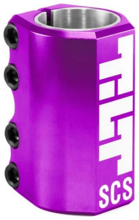 двойной зажим Tilt Classic SCS 03-01-800 фиолетовый