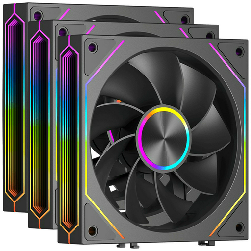 Вентилятор PCcooler F3 X120R ARGB BK 3IN1 черный
