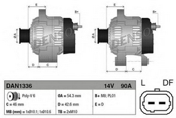 Генератор DENSO DAN1336
