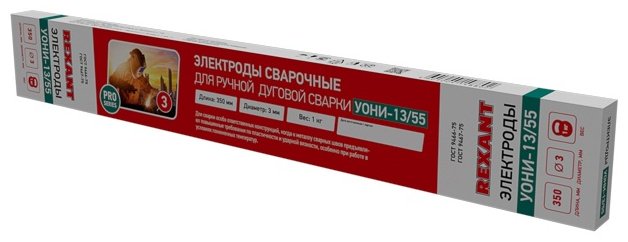 Сварочный электрод REXANT УОНИ-13/55 11-0962, для ручной дуговой сварки купить,NaN
