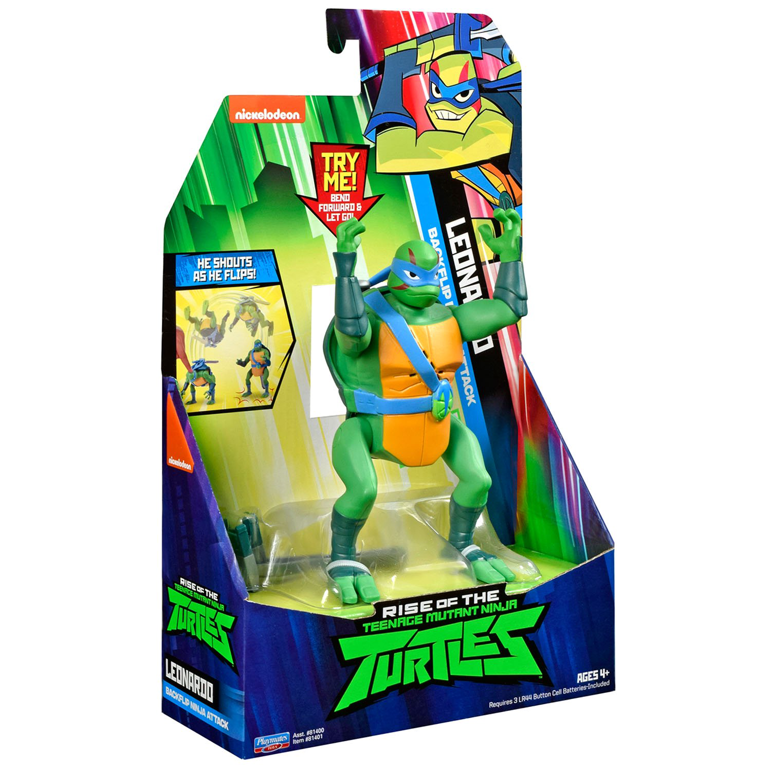 Фигурка TMNT Черепашки-ниндзя Леонардо ниндзя-атака 81401 15см  купить,NaN