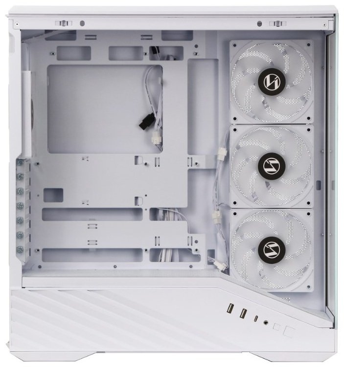 Корпус LIAN LI Vector V100R G99.V100RW.01 белый купить,NaN