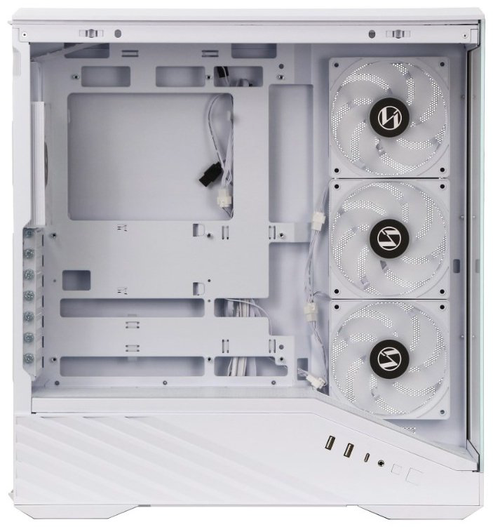 Корпус LIAN LI Vector V100R G99.V100RW.01 белый купить,NaN