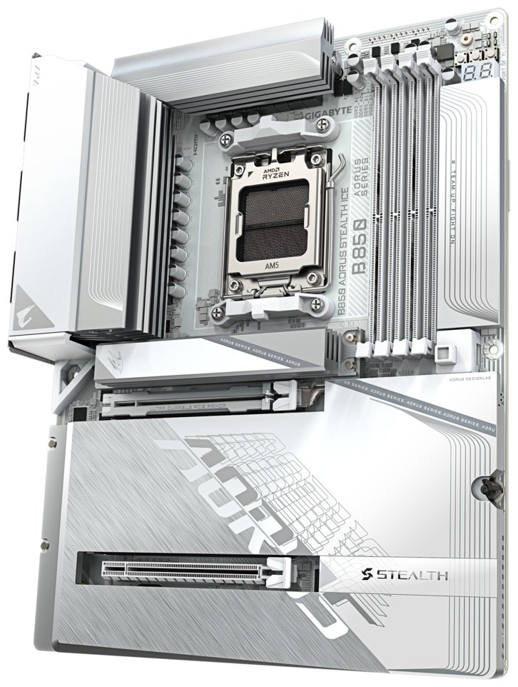 Материнская плата GIGABYTE B850 AORUS STEALTH ICE купить,NaN