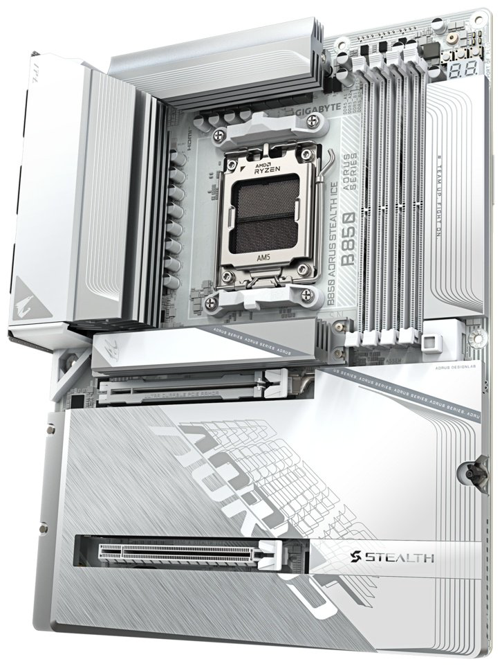 Материнская плата GIGABYTE B850 AORUS STEALTH ICE купить,NaN