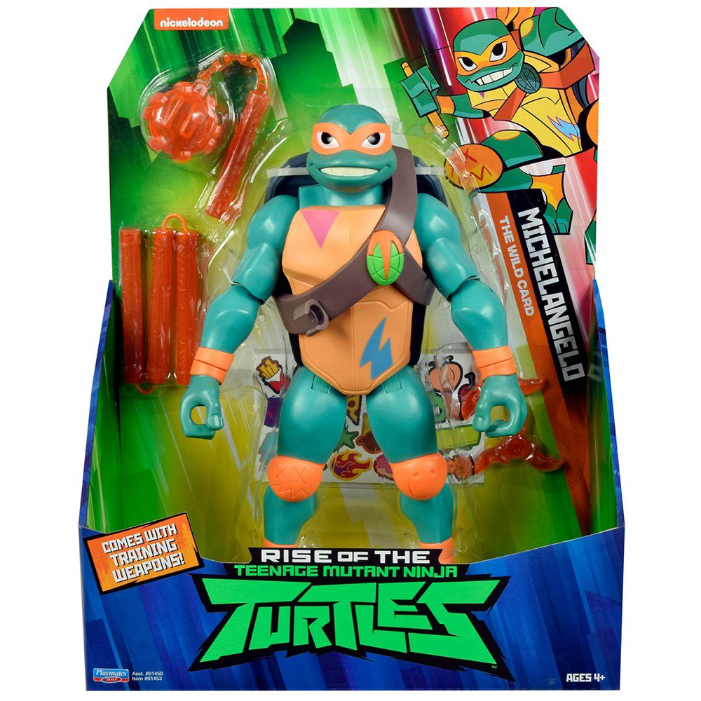 Фигурка TMNT Черепашки-ниндзя Микеланджело Сорвиголова 81453 27см  купить,NaN