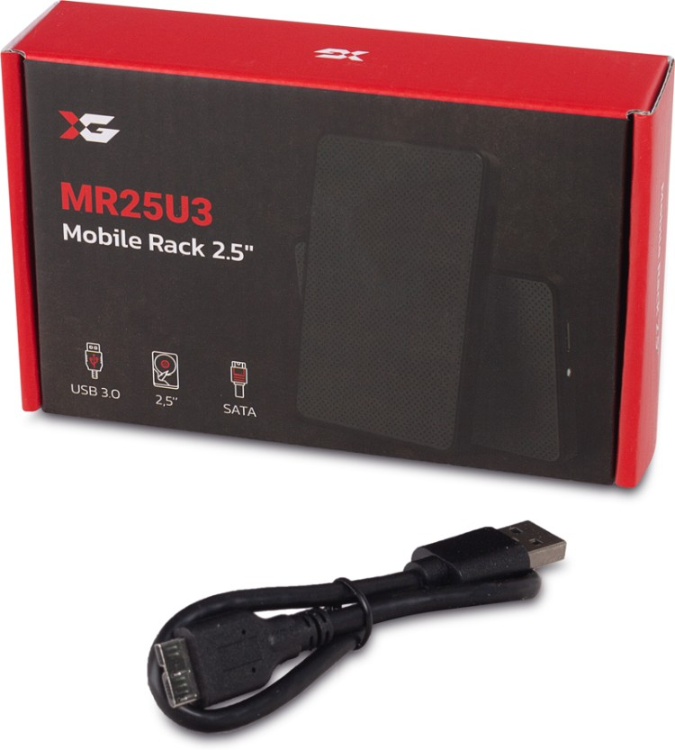 Внешний корпус HDD X-Game MR25U3 черный купить,NaN