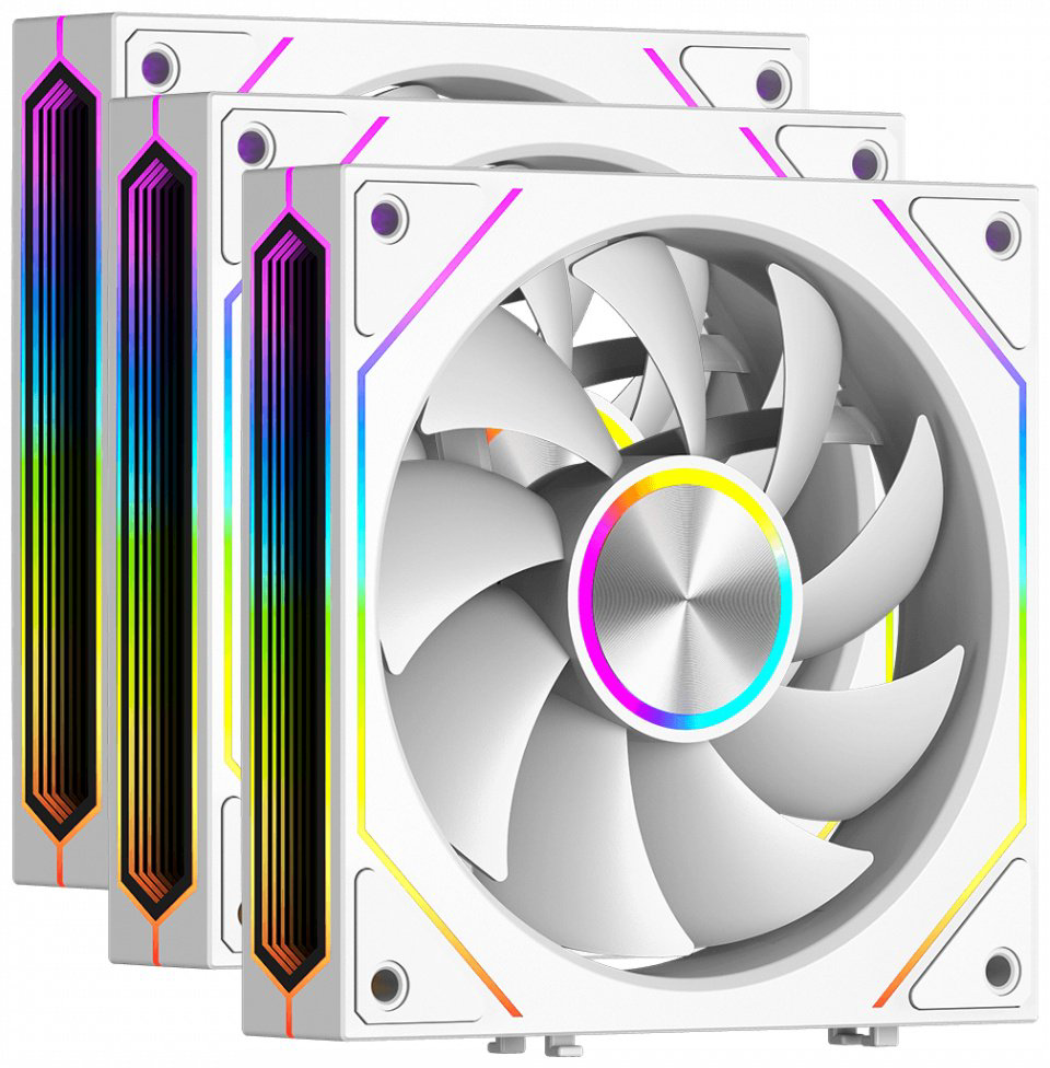 PCcooler F3 X120 ARGB WH 3IN1 белый купить,NaN