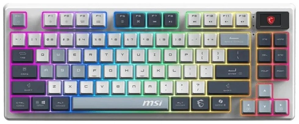 Клавиатура MSI FORGE GK600 TKL W SKY белый купить,NaN