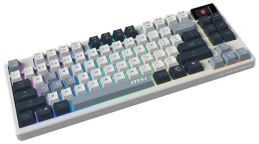 Клавиатура MSI FORGE GK600 TKL W SKY белый купить,NaN