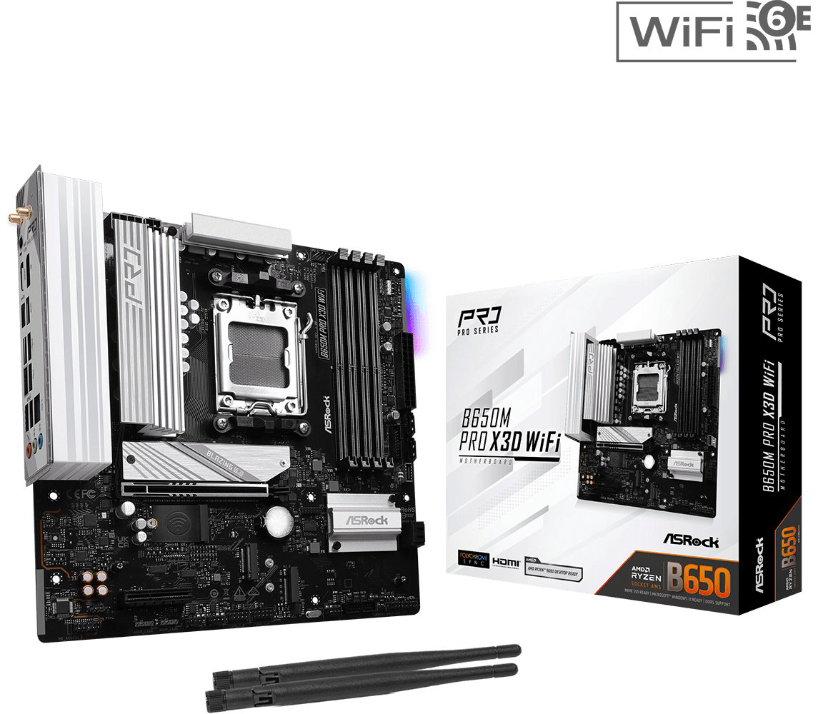 Материнская плата ASRock B650M PRO X3D WIFI купить,100460