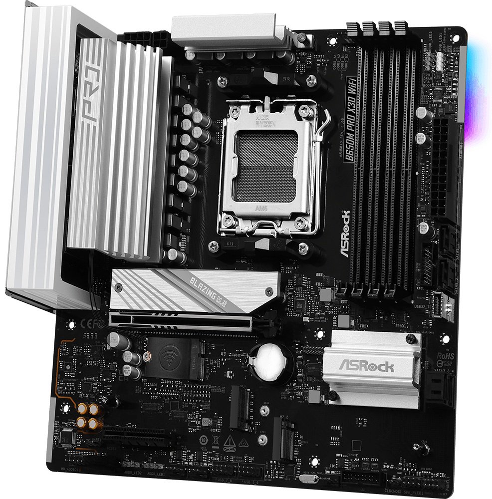 Материнская плата ASRock B650M PRO X3D WIFI