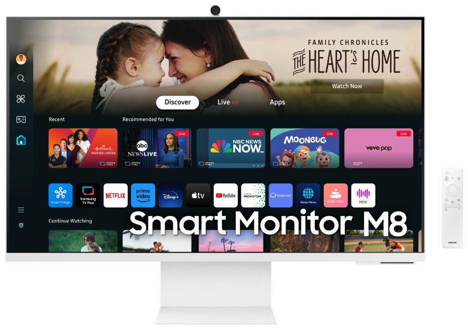 Монитор 32" Samsung LS32DM801UIXCI белый купить,NaN