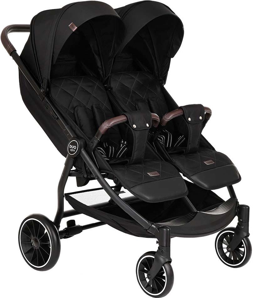 Коляска для двойни Pituso Duocity Black
