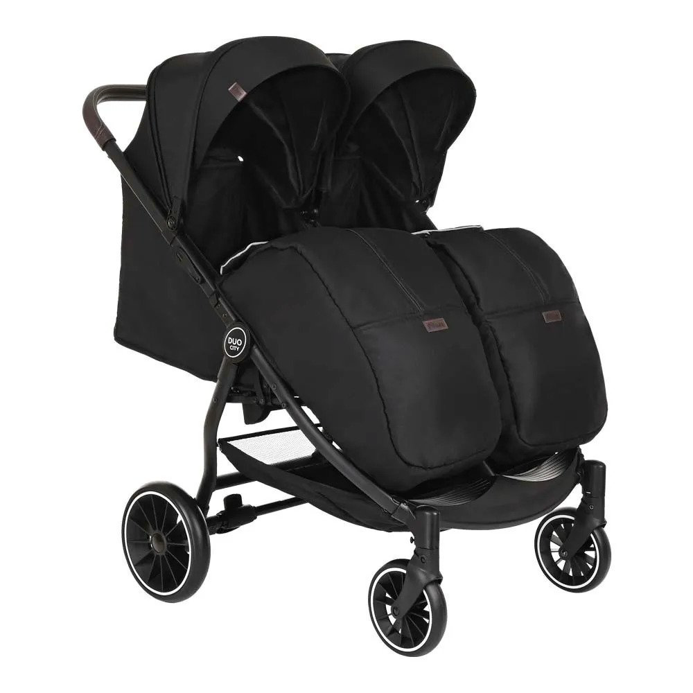 Коляска для двойни Pituso Duocity Black купить,NaN
