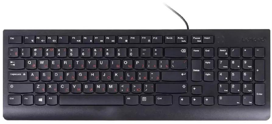 Клавиатура Клавиатура Lenovo 300 USB Keyboard Slim Black черный купить,NaN
