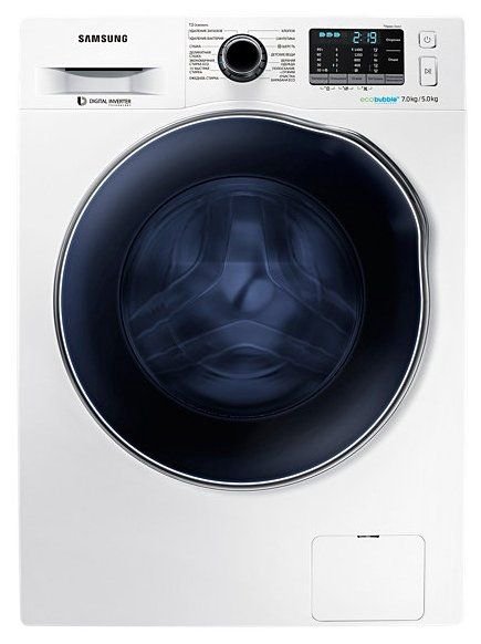 Стиральная машина Samsung WD70J5410AW белая купить,NaN