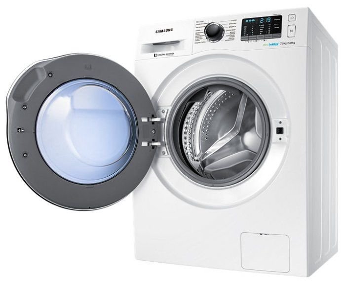 Стиральная машина Samsung WD70J5410AW белая купить,NaN