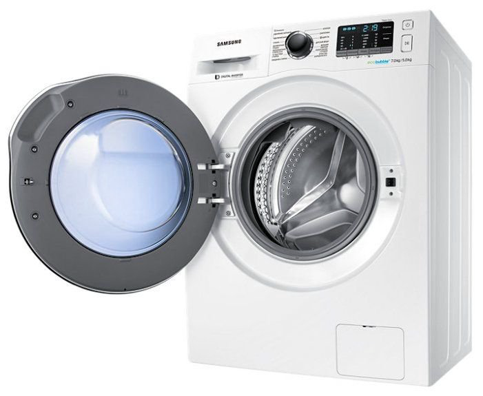 Стиральная машина Samsung WD70J5410AW белая купить,NaN