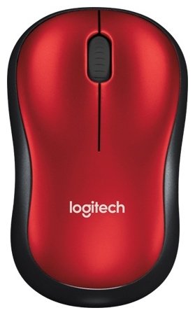 Мышь Logitech Wireless Mouse M185 красный купить,NaN