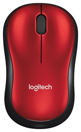 Мышь Logitech Wireless Mouse M185 красный купить,NaN