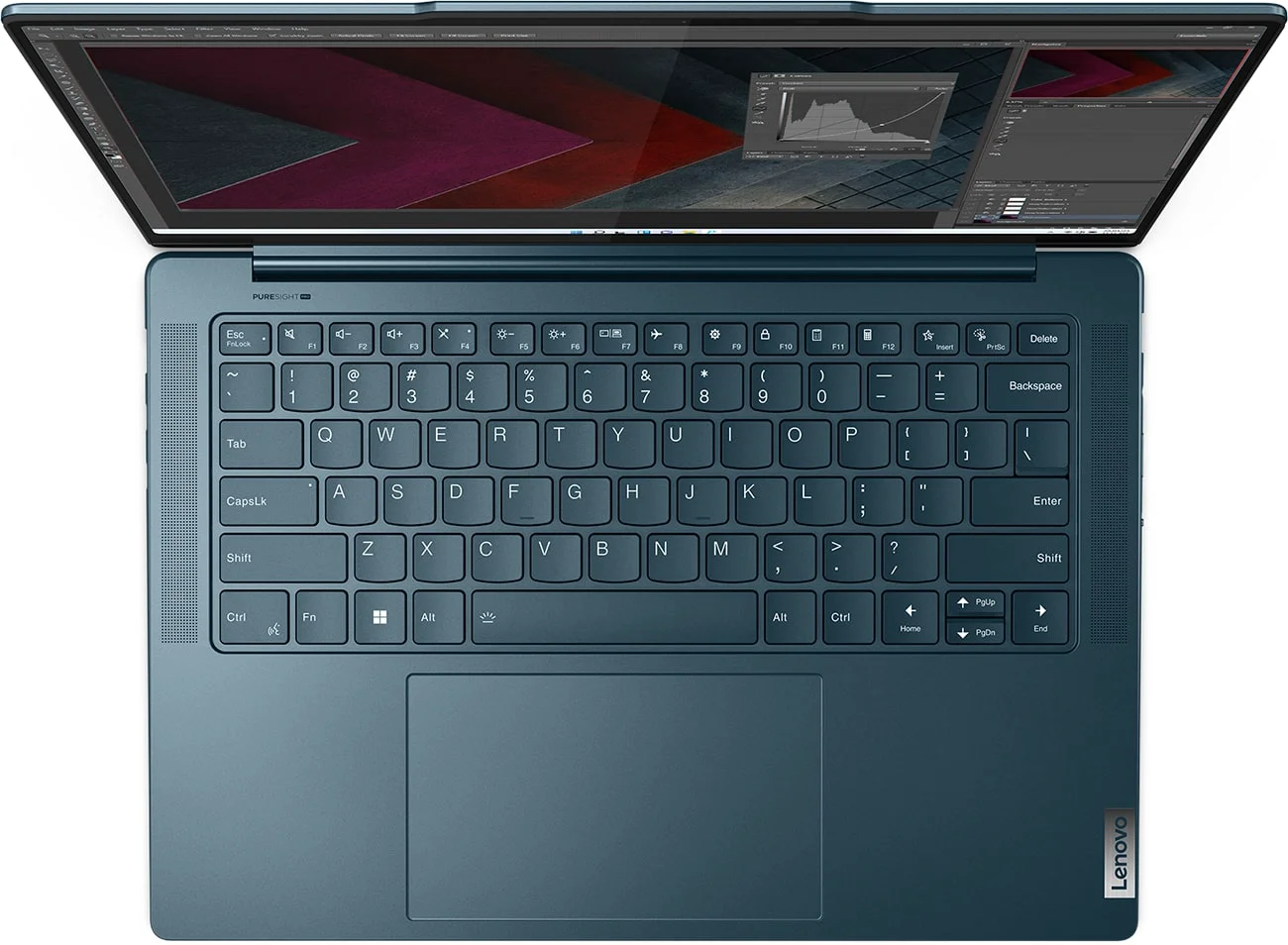 Ноутбук Lenovo Yoga Pro 7 14ARP8 83AU0065RK 14.5" Tidal Teal
