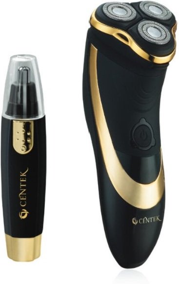 Электробритва Centek CT-2160 черно-золотистая