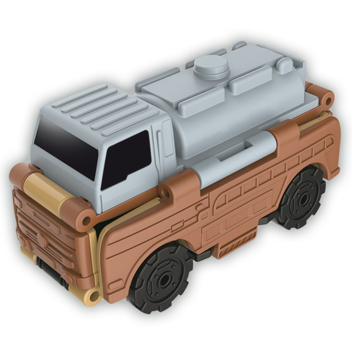 Машинка-трансформер Flip Cars Flip Vehicle Парадный грузовик и автоцистерна купить,NaN