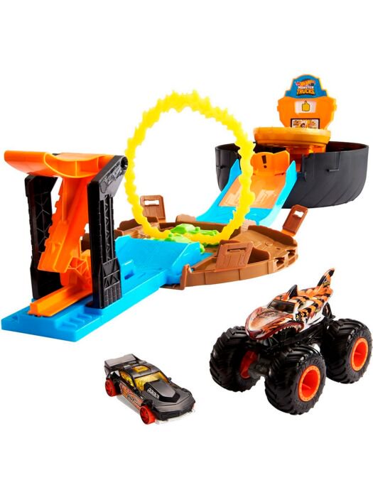 Игровой набор Hot Wheels Monster Trucks Трюковая арена купить,NaN