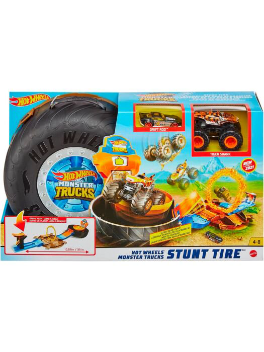 Игровой набор Hot Wheels Monster Trucks Трюковая арена купить,NaN