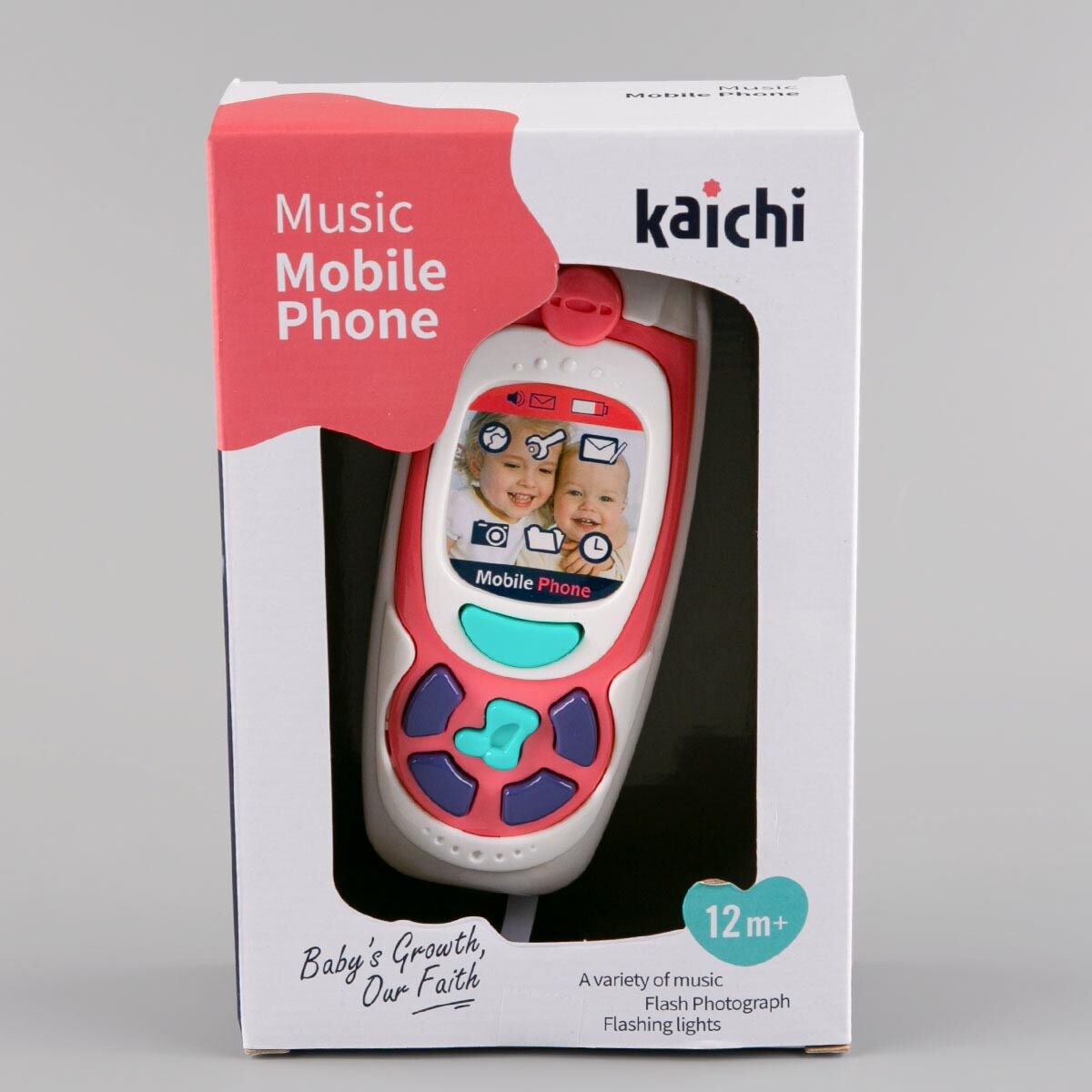 Игрушка развивающая Kaichi Телефон розовый купить,NaN