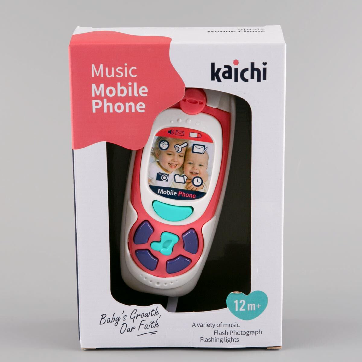 Игрушка развивающая Kaichi Телефон розовый купить,NaN