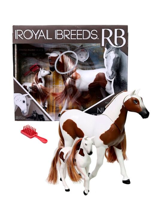 Игровой набор Lanard Royal Breeds   лошадь с жеребенком купить,NaN
