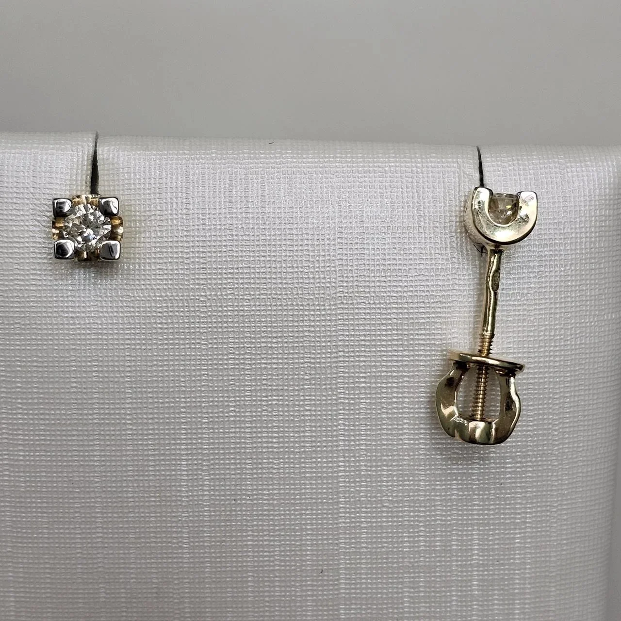 Серьги Deimantas 115578767 0.192Ct  SI2/J VG-Cut купить,NaN