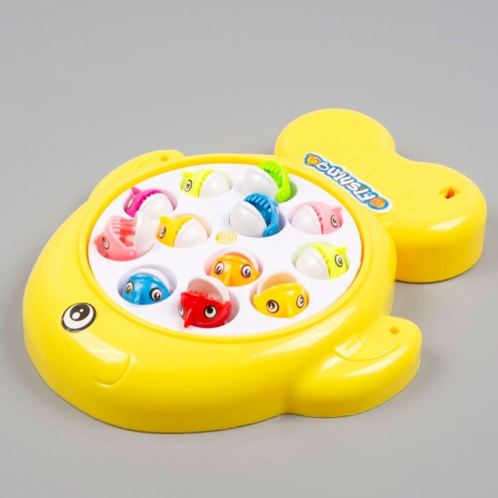 Игрушка развивающая Fishing game Рыбалка Рыбка желтая купить,NaN