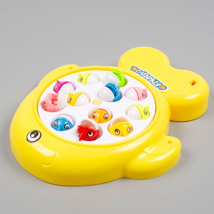 Игрушка развивающая Fishing game Рыбалка Рыбка желтая купить,NaN